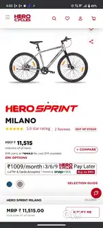 Cycle hero sprint milayano