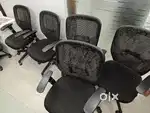 8 Used featherlite office chairs