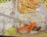 Shawarma and momo cook