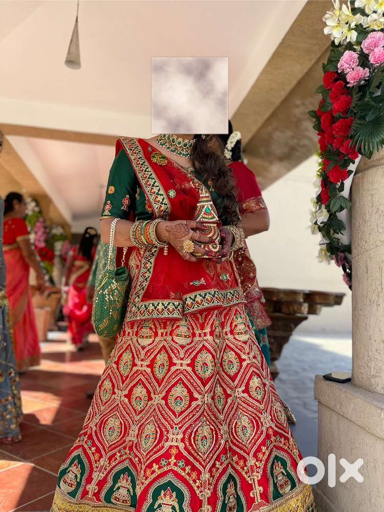 RED CHANYA CHOLI FOR SELL