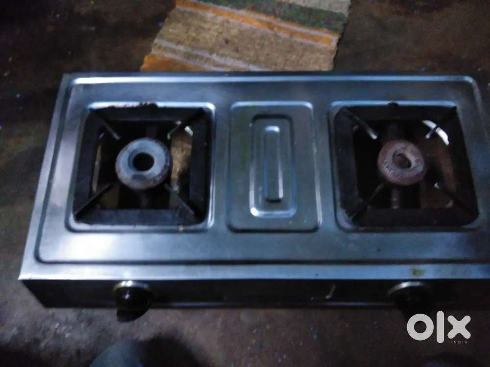 Gas stove with pipe verygood condition