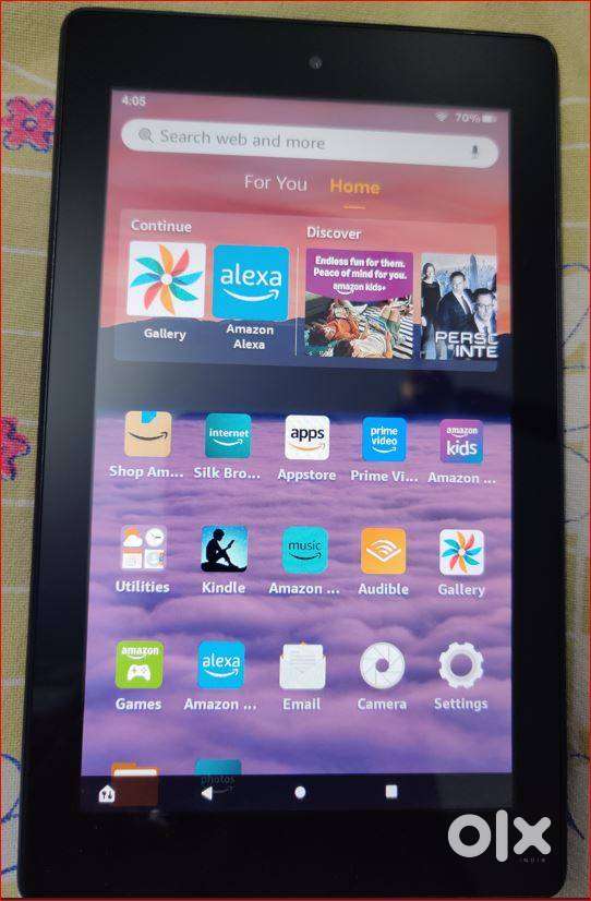 Amazon Fire 7 tablet(kindle+tab features) with built in alexa