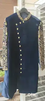 Designer Velvet Wedding Sherwani for Sale