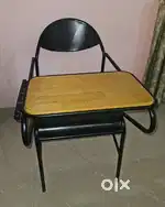 6 - Writing pad Chair Perfo Steel Writing pad Chair