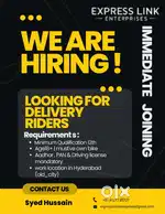 Wanted Delivery riders - immediate joining