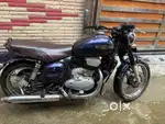 Jawa 42 blue colour Bike double silencer full maintain