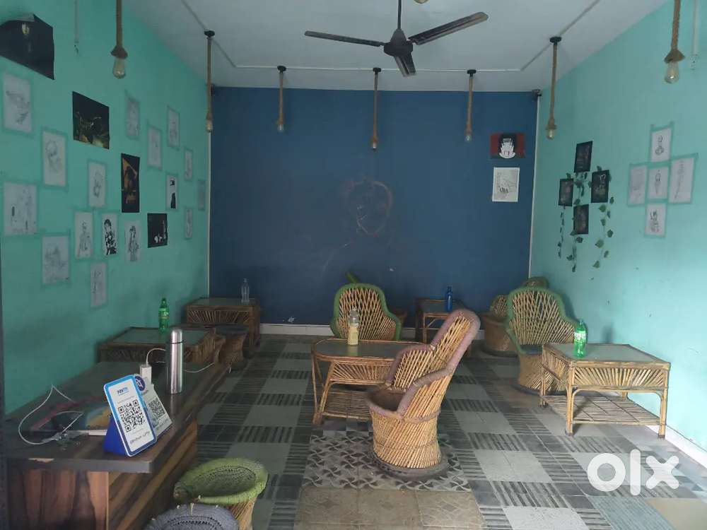 Shop for rent fully furnished price is negotiable