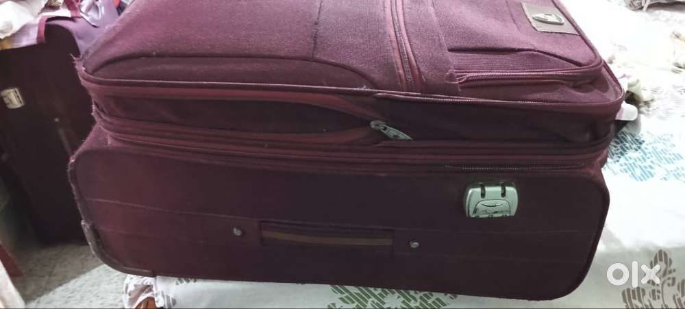 Old trolley suitcase  with good working condition.