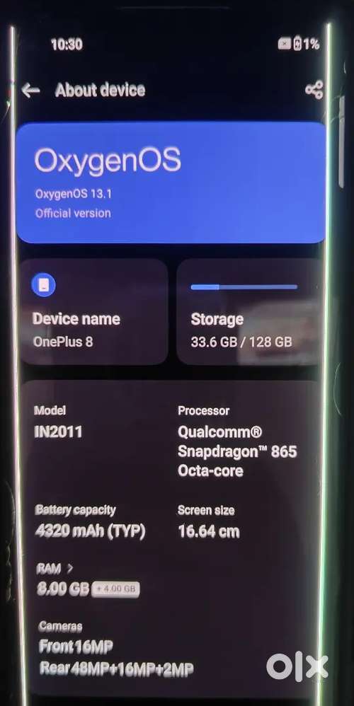 Full condition 8/128( 5g )