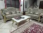 Maharaja Sofa ( 3 + 2 + 2) with a center table