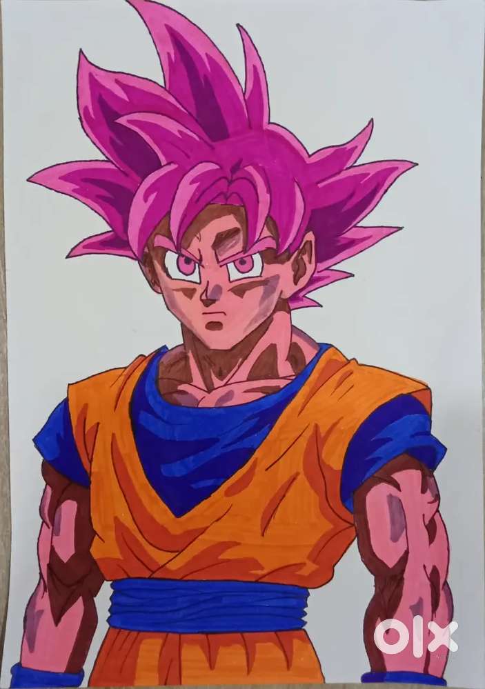 Handmade Goku art