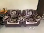 Sofa set with cover
