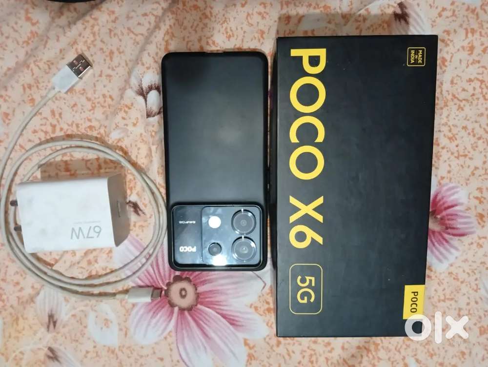 Poco x 6 5g 8gb ram 256 internal 16 months old in new condition