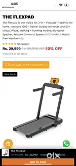 Treadmill and Walking pad