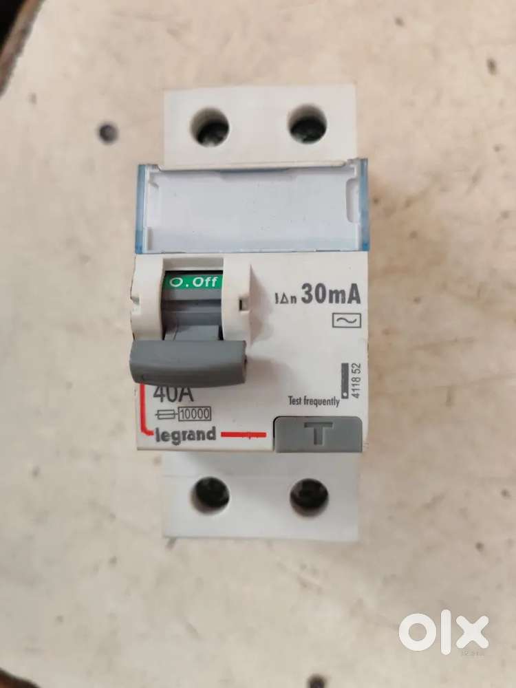Legrand new  40A 2 pole Residual circuit breaker 4nos Rs 300