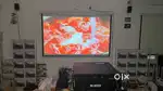 RDd2 Projector 350Inch 4K 3D Watch Movies Cricket For Home Office Cafe