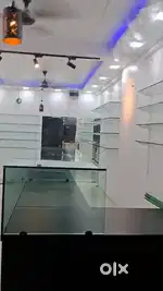 Full furnished shop . New project construction.  Commercial building .