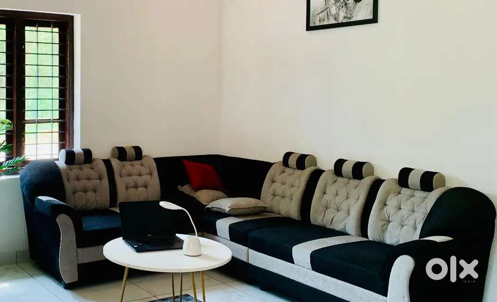 Corner Sofa Set (Full Upholstery) & TV Unit– Excellent Condition