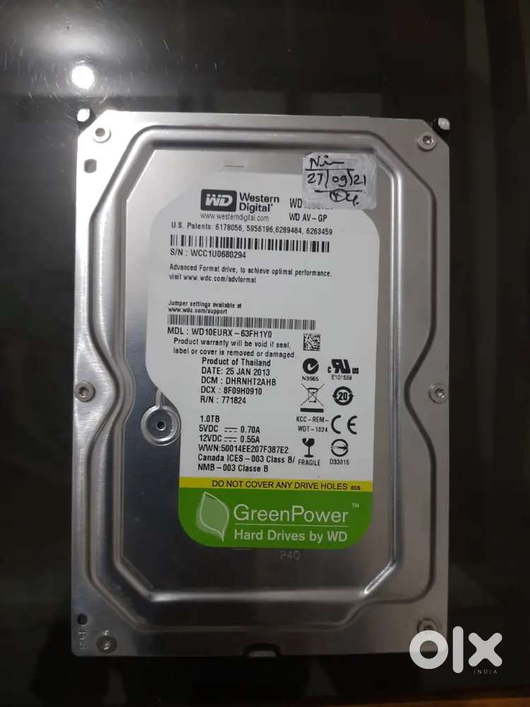 Printer hp 1050 1 tb hard disk