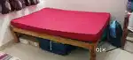 Single bed and mattress