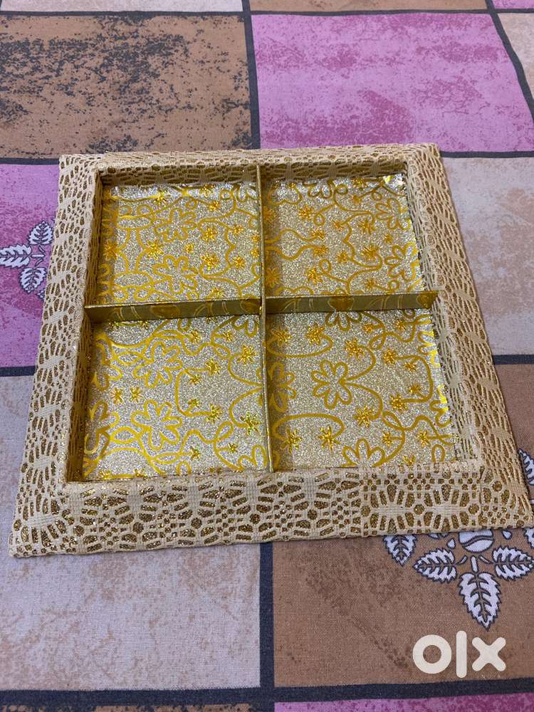 Dry fruit arrangement fancy basket