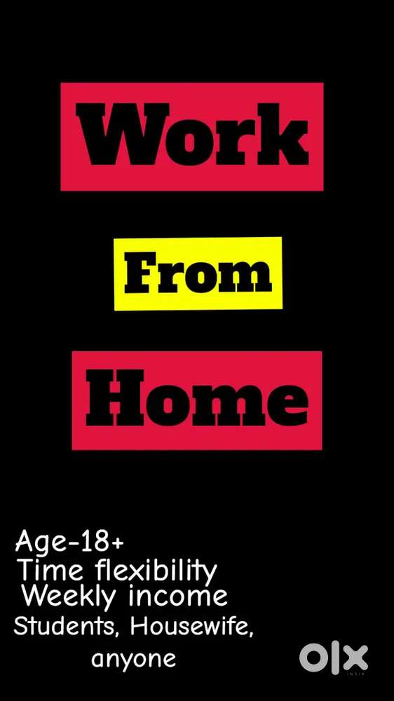 Work from Home (Students, housewife, job persons)