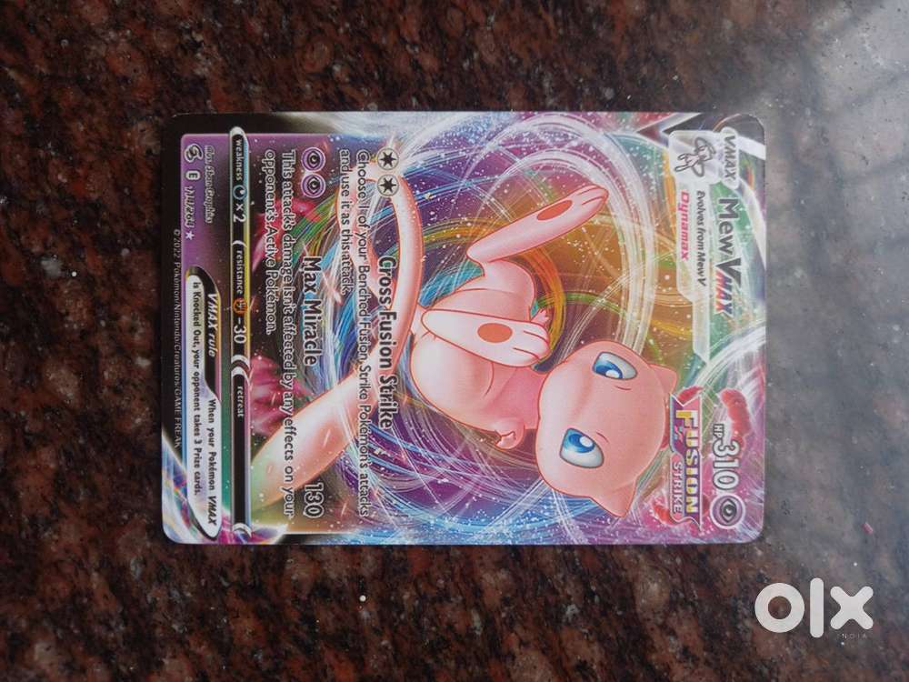Pokémon Cards ( Mew  Vmax) fusion strike rike
