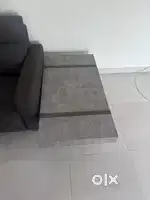 2 seater sofa with coffee table