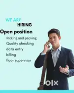 WE ARE HIRING FRESHER AND EXPERIENCE FOR WAREHOUSE