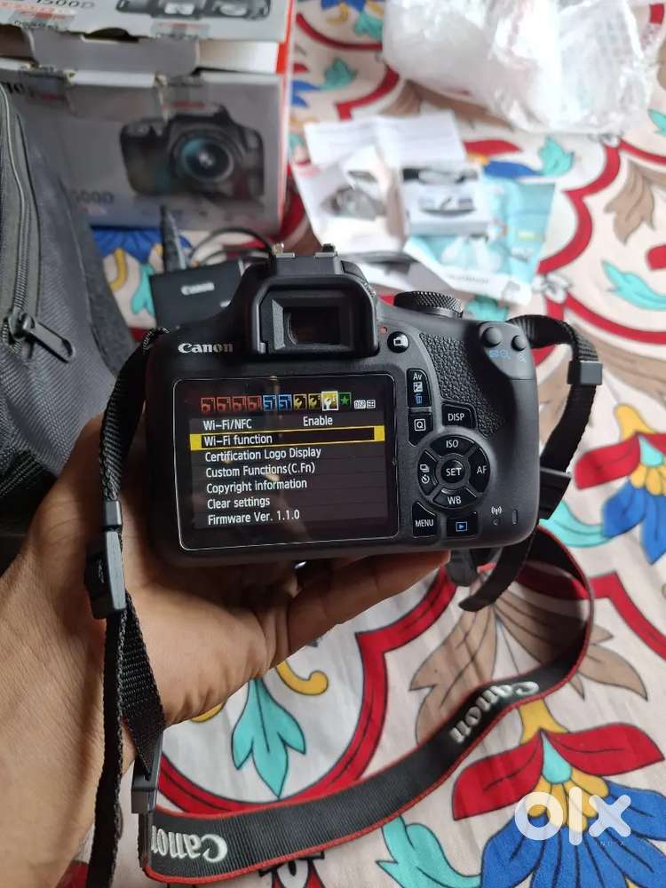 New Canon 1500D DSLR only 2 month old under 2 year warranty Fix Price