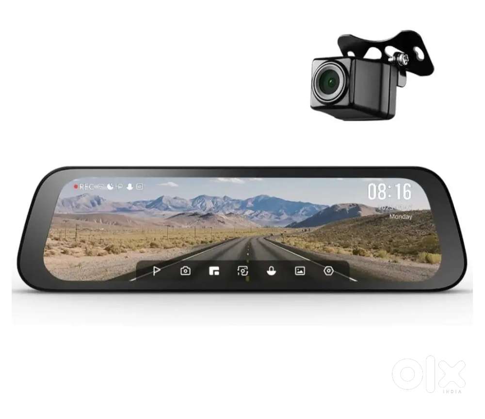 70mai S500 Rearview Mirror DashCam, Front &