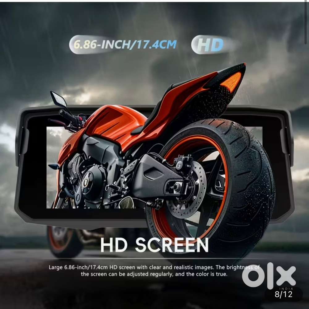 Bike display , GPS Navigation screen , Bike Navigation display , bike