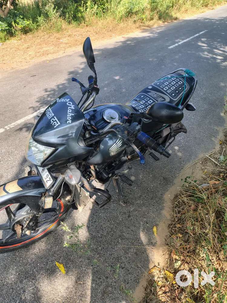 Honda shine 125 aage wala tyre naya