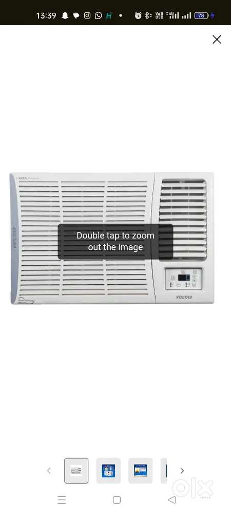 Voltas 1.5 ton 5 star inverter window ac