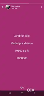 Land for sale in madanpur