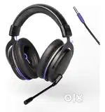 Kreo Beluga V2 Wired Over Ear Gaming Headset, Flip to Mute Mic