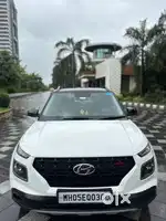 Hyundai Venue SX(O) 1.0 Turbo DCT Knight Edition Dual Tone, 2021, Pe..