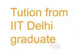 IIT Delhi graduate --11th and 12th math stream tution