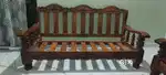 Wooden sofa