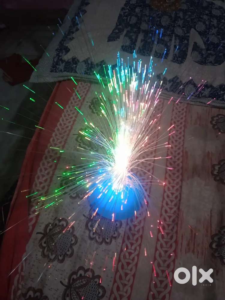 A lamp  lighting with different colours amazing and in dark it will lo