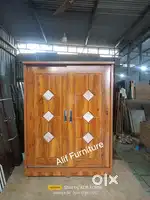 Brand new Yellow colour sliding door wardrobe.