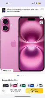 iphone 16 256 gb pink colour
