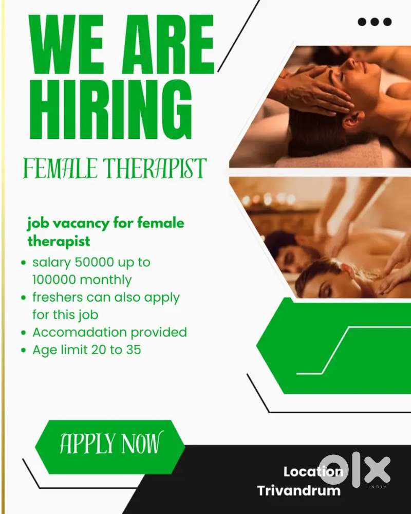 Female therapist vaccancy in tvm