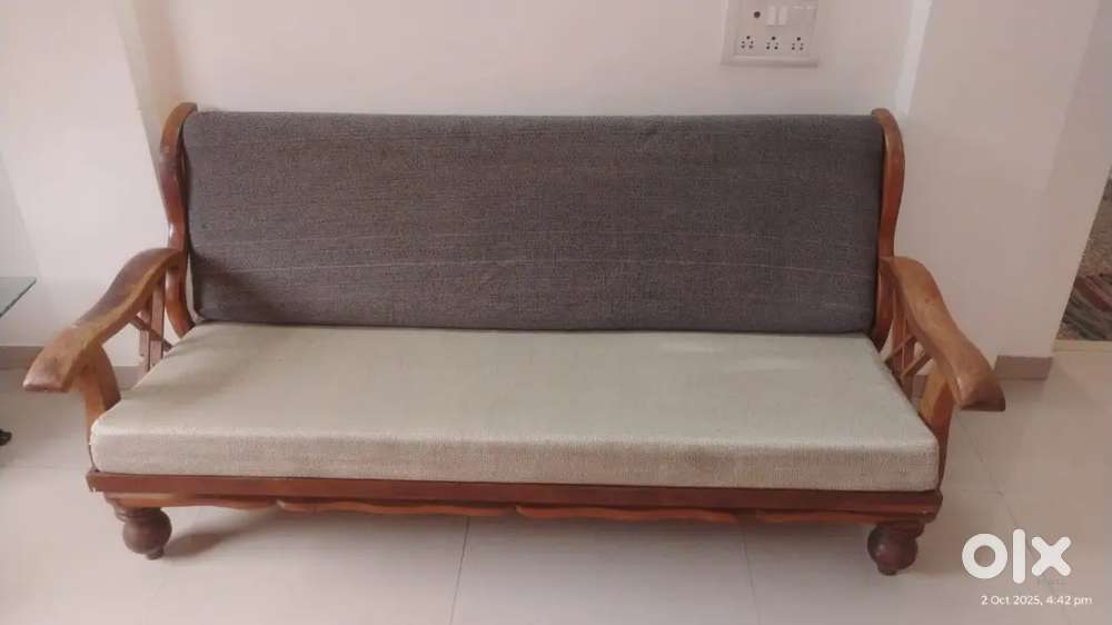 Sofa, Chair and Glass table