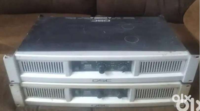 2 QSC GX3 450 watts XLR Analog Power Amplifier