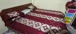 6 by 6 bed for sale, teak wood