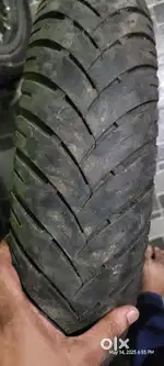 RE Thunderbird front & rear spoke wheels with tyres