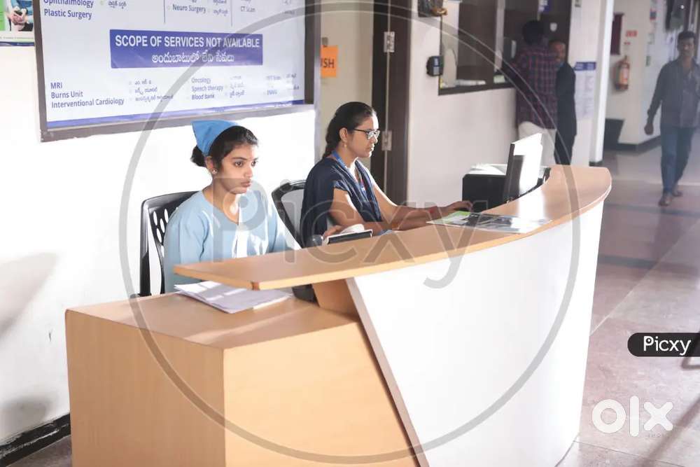 [ OPENING FOR - HOSPITAL RECEPTIONIST JOB ]