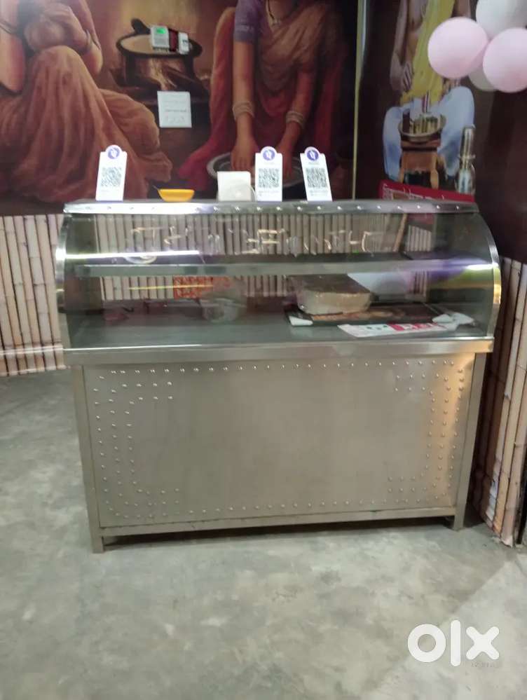 Glass counter hevey duty