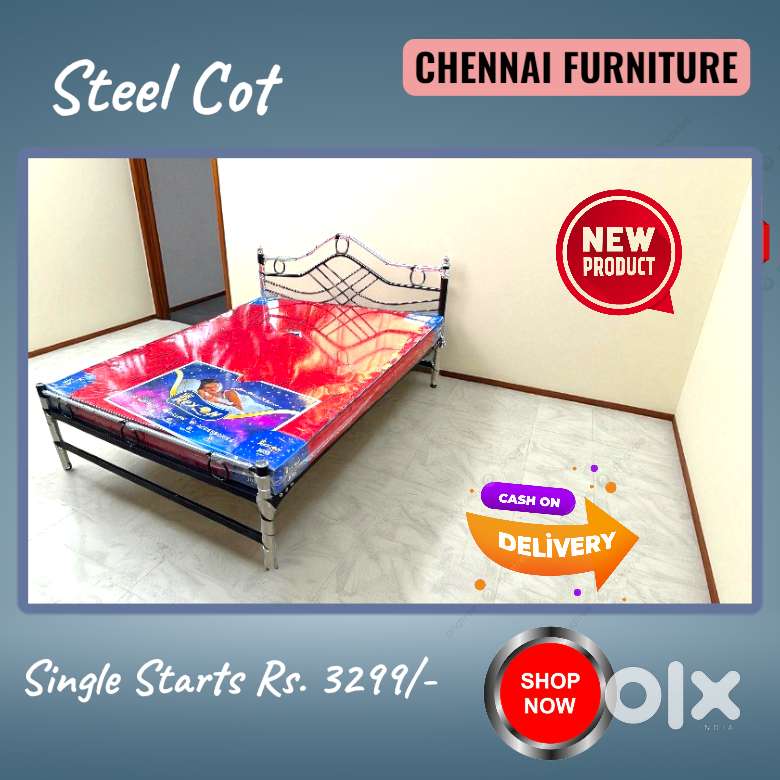 Wooden cot , Steel , Fancy Cot Bed Sale New #  JMJER